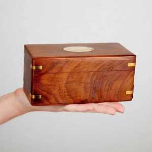 Handmade Black Bone Inlay Floral Vine Jewelry Box Rectangular Wooden Keepsake <b>Chest</b> Luxury Mother of Pearl Style <b>Storage</b> Case - Product Image 6