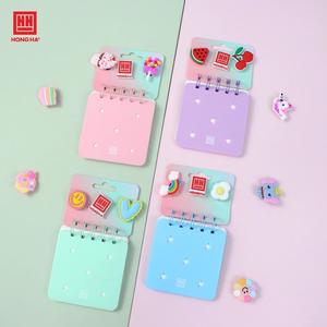 <b>Spiral</b> Hardcover Lined <b>Notebook</b> Charm Vietnam Origin 100 Pages 85x85 Mm Diverse Bright Colors OEM/ODM Service Hong Ha Model 4181 - Product Image 4