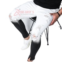 Jeans ajustados para hombre, proveedor OEM ODM, vaqueros elásticos rasgados, estilo urbano, hip hop, ecológicos, con remaches, para fiesta, color liso