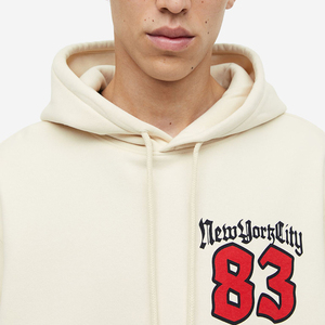 Oversized <b>Hoodies</b> Sweatshirts Men Women Fashion Solid Color <b>Red</b> Black Gray Autumn Winter Fleece Front Logo Hip Hop 100% Cotton - Product Image 6