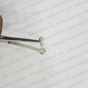 Pinza profesional de acero inoxidable para perforación de tragus con extremo tipo cubo, herramienta para perforaciones corporales - Product Image 5