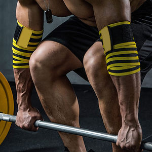 Bandes de soutien élastiques pour coudes de haute qualité, pour haltérophilie, fitness, compression, powerlifting et entraînement en salle de sport - Product Image 2