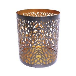 Bougeoirs votifs dorés de la meilleure qualité Design unique pour la fête de mariage et la décoration de Noël Lot de 3 au prix - Product Image 5