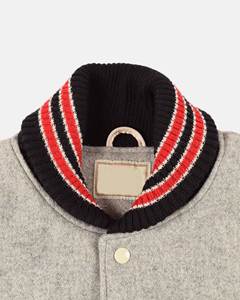 Chaqueta Varsity Cómoda para Hombre, Chaqueta de Béisbol a la Moda, Tacto Suave y Calidad Premium - Product Image 4