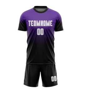 Uniforme de Fútbol Personalizado, 100% Poliéster, Secado Rápido, Transpirable, Conjunto de Camiseta para Entrenamiento y Partidos de Equipos Unisex para Adultos - Product Image 4