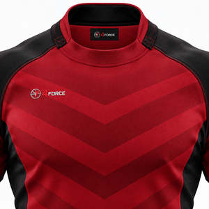 Maillot de rugby haut de gamme, vêtements de sport personnalisés, t-shirt par sublimation, tissu respirant, construction légère, coupe confortable, anti-humidité - Product Image 5