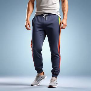 Pantalon taille haute décontracté QuickDry pour hommes respirant durable antistatique taille élastique coupe régulière décorations de conception droite - Product Image 2