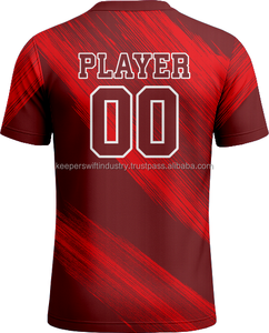 Ensemble de maillots de football pour jeunes 2025, bon prix, vente en gros, manches courtes, découpe automatisée, service OEM pour les maillots de football pour hommes - Product Image 3