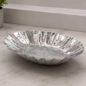 Bol décoratif en métal fait main en forme de fleur, décoration moderne pour table d'intérieur, décoration de maison pour salon, utilisation toute saison - Product Image 4