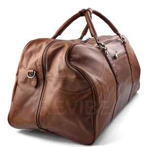 Fashion Travel Genuine Leather Duffle <b>Bags</b>-Sleek Design Premium Feel 30-<b>40L</b> Capacity Foldable Eco-Friendly & Lightweight - Product Image 2