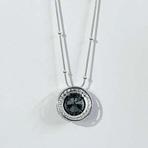 Colgante de Plata de Ley 925 con Diamante Moissanita Negro de 5 Ct, Corte Brillante, Gran Brillo y Lustre, Colgante de Calidad - Product Image 3