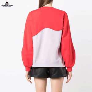 Nouveau sweat-shirt en spandex pour femmes, logo personnalisé sur le devant, tissu satiné, manches longues, streetwear décontracté - Product Image 3