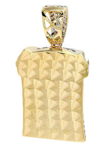 Colgante de Cabeza de Jesús Chapado en Oro de Plata 925, Colgante Hip Hop, Colgante de Fe Cristiana, Pasa Prueba de Diamantes, Colgante Bling para Raperos - Product Image 6