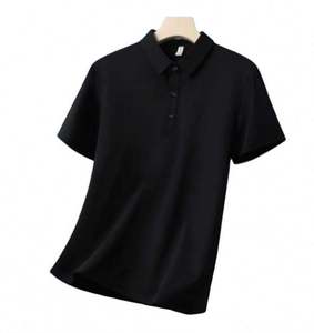 Camiseta Polo Personalizada con Logotipo Frontal para Hombre, 100% Algodón, Tejido Liso, Transpirable, Lavado - Product Image 4