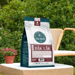 DALAKON Dak Lak Caféiné Premium Bold Dark OEM ODM 250g/Sac Vrac 100% Robusta Café du Vietnam Torréfaction Intense Café Moulu - Product Image 6