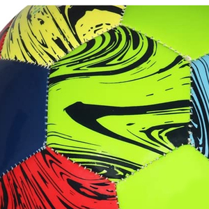 Balón de Fútbol de PU Colorido con Patrón Combinado, Tamaño Personalizado, Balón de Entrenamiento Ligero para Niños, Entretenimiento, Deportes en Interiores y Exteriores - Product Image 5