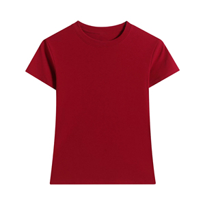 T-shirt pour femme de haute qualité, personnalisable, col rond, manches courtes, extensible, en coton et élasthanne, respirant - Product Image 6