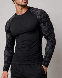 Camiseta Deportiva de Manga Corta con Cuello Redondo, Ajustada, Transpirable, de Lona, con Diseños Personalizados para Hombre, Ropa Deportiva Estampada Personalizada, Cómoda, LOW - Product Image 2
