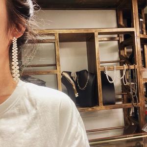 Vente directe du fabricant, accessoires en perles DIY, plumes AB, argent pur S925, boucles d'oreilles en perles naturelles dans un coffret cadeau - Product Image 4