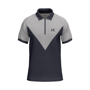 Camiseta Polo Personalizada con Serigrafía, Diseño Casual para Hombre, Antiarrugas, Manga Corta, Cierre de Cremallera, Logotipo Frontal, Alta Calidad, 100% Algodón - Product Image 5