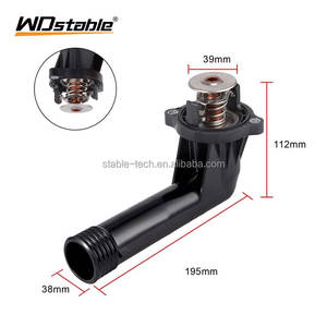 Junta de carcasa de termostato de refrigerante de motor 11531432881 para BMW 3 E36 M43 5 E34 Z3 Roadster 3 Series 3er 5er 316i 318i <span class=keywords><strong>518i</strong></span> 1.8i - Product Image 2