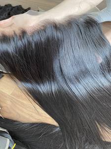 วิกผมแท้แบบมีลูกไม้ด้านหน้าขนาด13X6 5x5วิกผมธรรมชาติแบบตรงจากเวียดนาม - Product Image 4