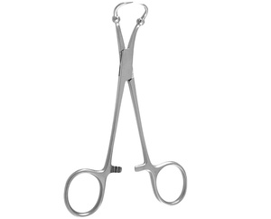 Pinzas para Toallas Backhaus, Manuales, de Acero Inoxidable, Uso Dental Profesional, Diseño Ergonómico de Bola y Encaje, Tamaño Personalizable - Product Image 1