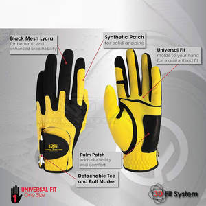 Guantes de Golf de Cuero de Alta Calidad para Hombre, Ligeros, Duraderos, Transpirables, Antideslizantes, Personalizables - Product Image 5