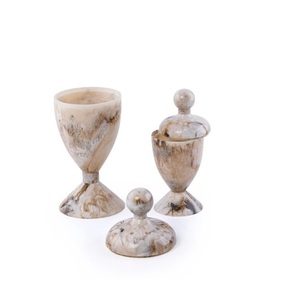 Elegant Resin <b>Bakhoor</b> Burner Set of 2 – <b>Oud</b> Incense Holder Middle Eastern Style Gifts Majlis Home Decor Wholesale - Product Image 3