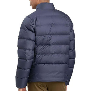 Chaqueta Acolchada Ligera con Cuello Alto y Logotipo Frontal, Estilo Urbano para Hombre, Ropa de Invierno Cálida, Resistente al Viento - Product Image 5