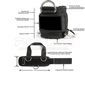 สายรัดข้อเท้าสำหรับออกกำลังกาย สายรัดข้อเท้าที่ทนทาน สายรัดข้อเท้าที่แข็งแรงสำหรับการฝึกซ้อม - Product Image 6