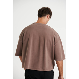2026 Casual Front High Quality Regular Fit <b>Printed</b> T-Shirts Bottom Cropped Seamless 100% Polyester Oversize Eco-Friendly - Product Image 1