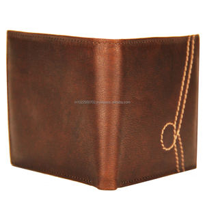 Porte-cartes RFID court en cuir véritable pour hommes, portefeuilles à fermeture ouverte, doublure en polyester, emballage de boîte-cadeau personnalisé, vente en gros - Product Image 5