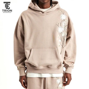 Sudadera con Capucha Premium para Hombre, con Alas Bordadas, Estilo Casual, Oversize, de Felpa Francesa, con Logotipo Frontal y Bolsillo, Venta al Por Mayor - Product Image 6