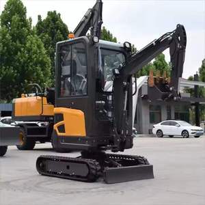 2026 Free Shipping for Mini Excavator Koop Engine Eaton Hydraulic Motor 1 Ton Crawler <b>Micro</b> Digger Farm High Digging Power Sale - Product Image 2