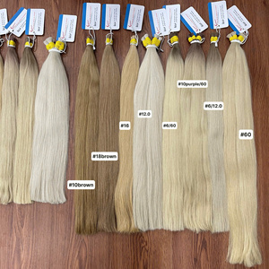 Super promotion sur les cheveux humains vietnamiens en vrac, colorés, naturels, lisses, super soyeux et doux - Product Image 3