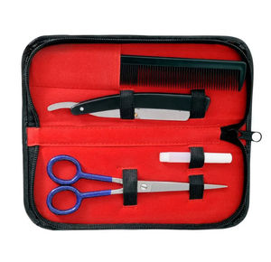 Reasonable Price Sharp Barber <b>Thinning</b> Shears Kit with <b>Mirror</b> Polish Stainless Steel Scissors Set Steel Handle Comb Lightweight - Product Image 3