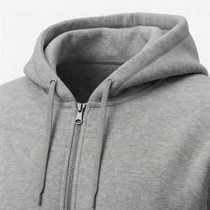 Sudaderas con capucha lisas al por mayor para hombre, estilo urbano, con logo personalizado, de algodón grueso, extragrandes, para hombre, ropa de invierno cálida de forro polar - Product Image 4