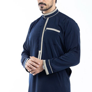 <b>Wholesale</b> Factory Direct Selling Thobes New Design Fashion Muslim <b>Clothing</b> Men Jubbah at Cheap Price - Product Image 6