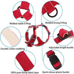 New Style Modern Design Dog <b>Harness</b> Custom Adjustable Dog <b>Harness</b> Dog Training Dog <b>Harness</b> And Leash With Handle - Product Image 3