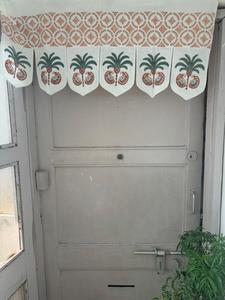 Tapiz de pared de tela bohemia con estampado de palmeras y paisley, banderines de algodón impresos a mano, decoración para el hogar, sala de estar, colgante de 3 metros de largo - Product Image 5