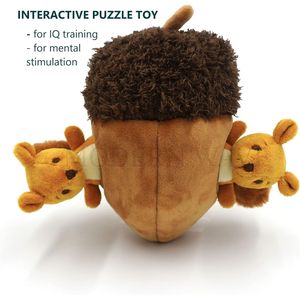 Giocattolo Interattivo di Media Dimensione per Cani, Peluche Sonoro con Puzzle Nascondi e Cerca, Gioco di Movimento per Animali Domestici - Product Image 1