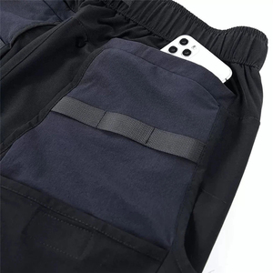 Pantalones Cortos Deportivos Transpirables de Poliéster para Hombre, con Cintura Ajustable y Cordones, de Secado Rápido, para Correr y Gimnasio, Nuevas Tendencias Premium - Product Image 4