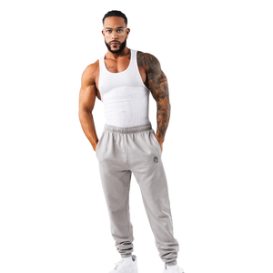 กางเกงวอร์มผ้าฟลีซหนานุ่มสำหรับผู้ชาย รุ่น Chrome Member ขอบเอวยางยืด รับผลิตตามแบบ OEM จำหน่ายส่งจำนวนมาก - Product Image 2