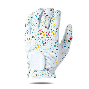 Guantes de Golf de Cuero Genuino de Ajuste Flexible, Palma Suave de Piel de Oveja, Paneles Transpirables y Ventilados, Diseño Antideslizante, Agarre Cómodo y Seguro - Product Image 1