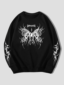 Sudadera Casual Cómoda con Cuello Redondo, Diseñada para Uso Diario y Fácil Estilismo, Ofrece un Ajuste Relajado y una Capa Práctica - Product Image 1