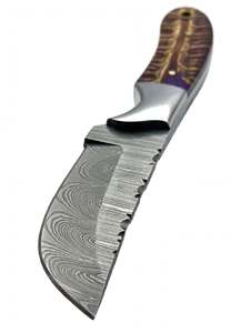 Handcrafted Damascus Steel Utility <b>Craft</b> <b>Tool</b> Pinecone Resin Handle Metal Decor - Product Image 5