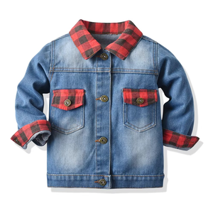 Veste décontractée printemps-automne pour enfants de 1 à 7 ans, manteau en jean tendance avec trous déchirés pour petites filles, vêtement d'extérieur en denim - Product Image 1