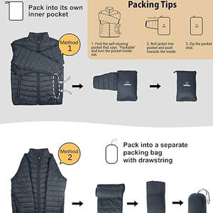 Chaqueta Acolchada Personalizable para Hombre, Abrigo Aislante de Invierno de Gran Venta con Dobladillo y Puños Elásticos, Venta al por Mayor OEM - Product Image 5