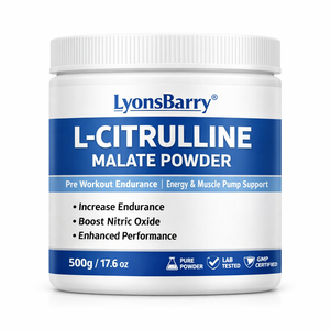 Poudre de malate de citrulline L, pré-entraînement, endurance, énergie, soutien de la musculature, fournisseur de compléments alimentaires en marque privée OEM, Lyonsbarry - Product Image 2